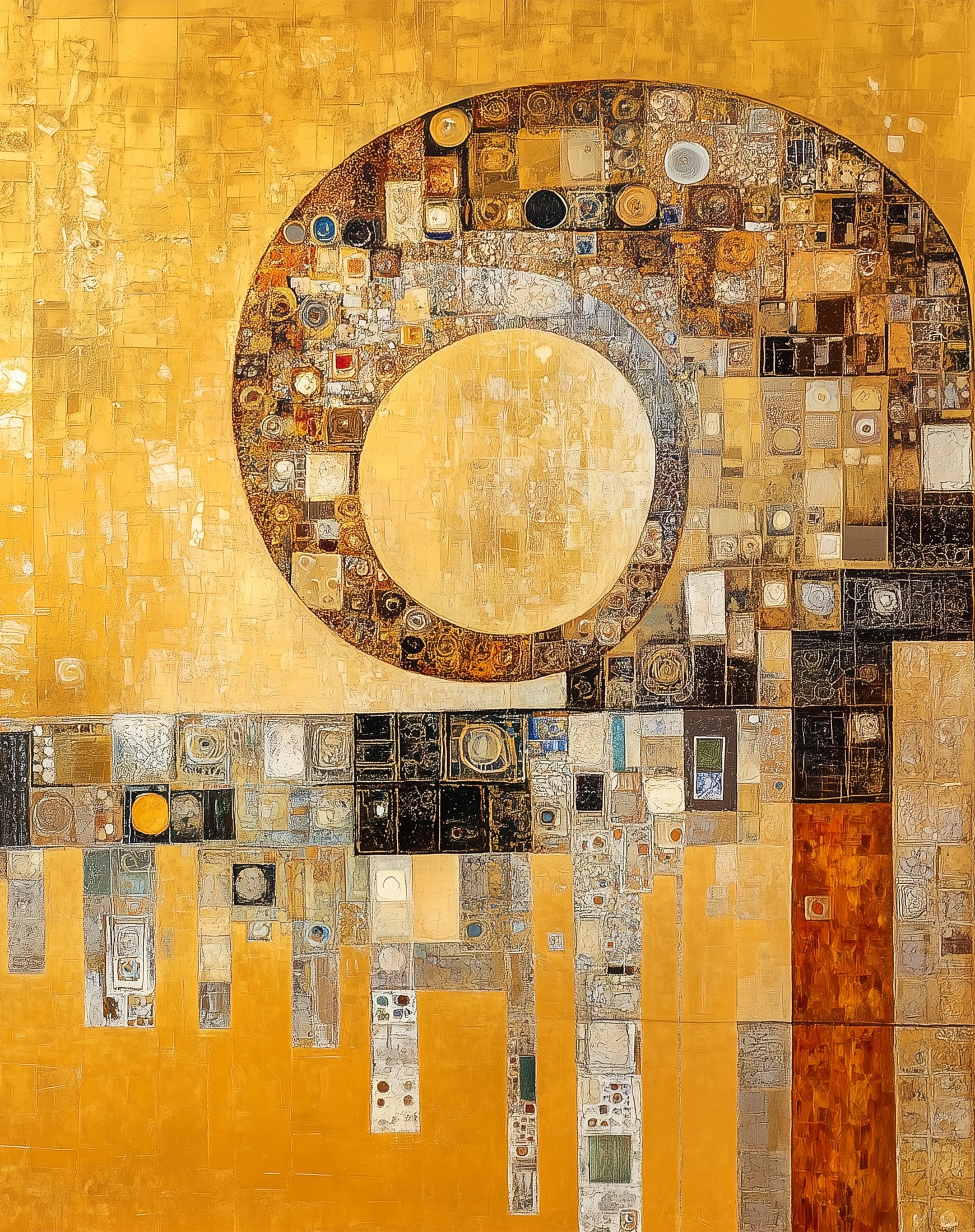 Golden Echoes, Klimt style