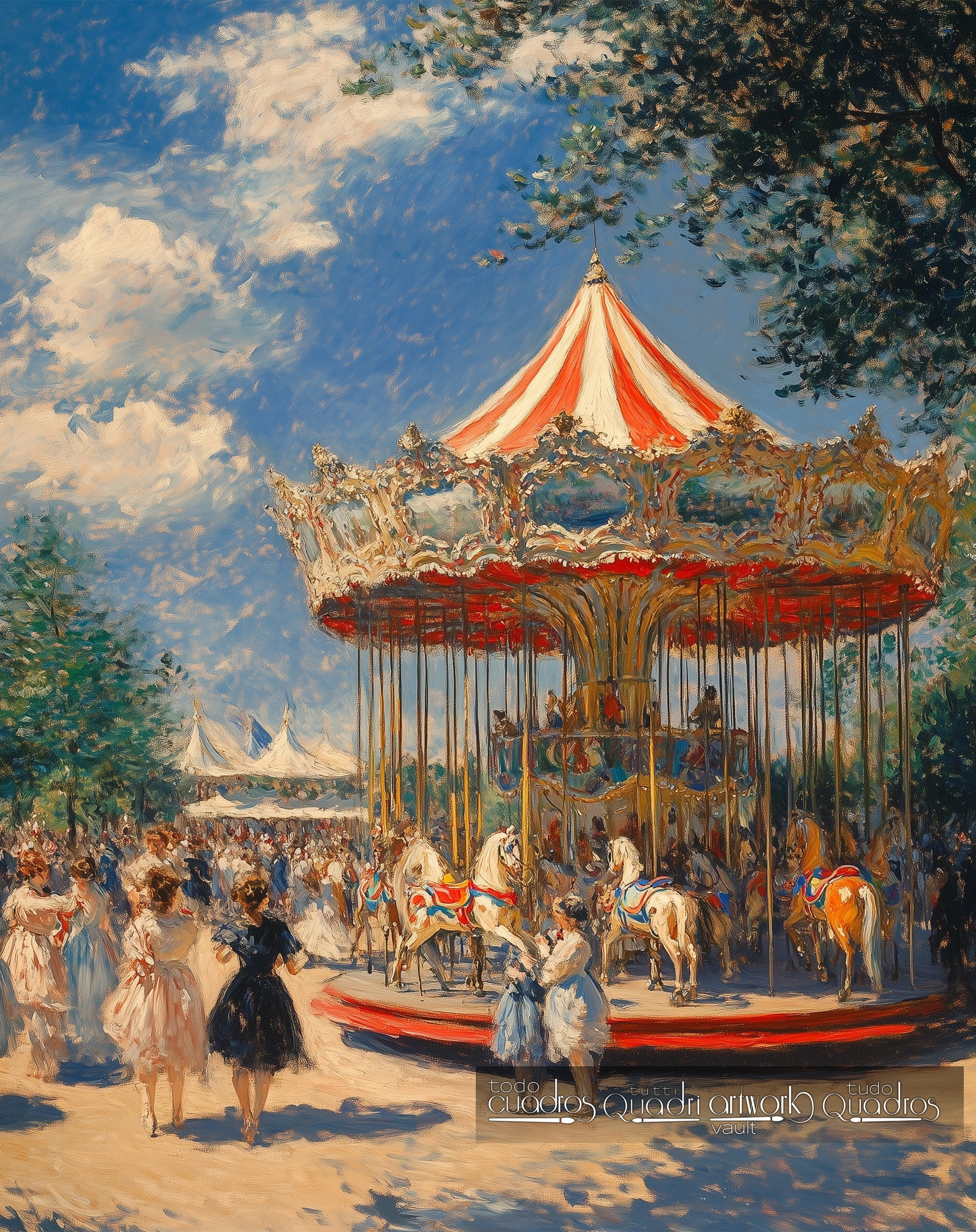 The Magic of the Carousel, Monet Style