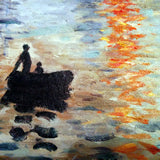 Detail of the work by Claude Monet.