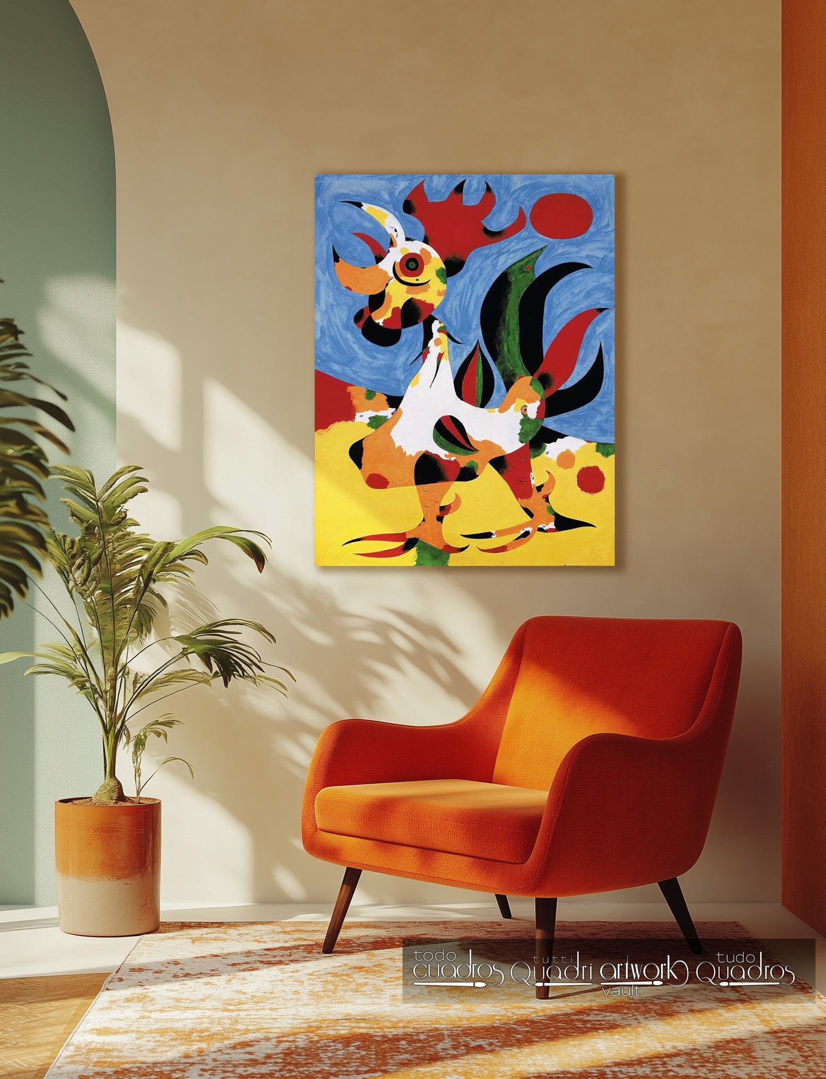 The Rooster, Miró