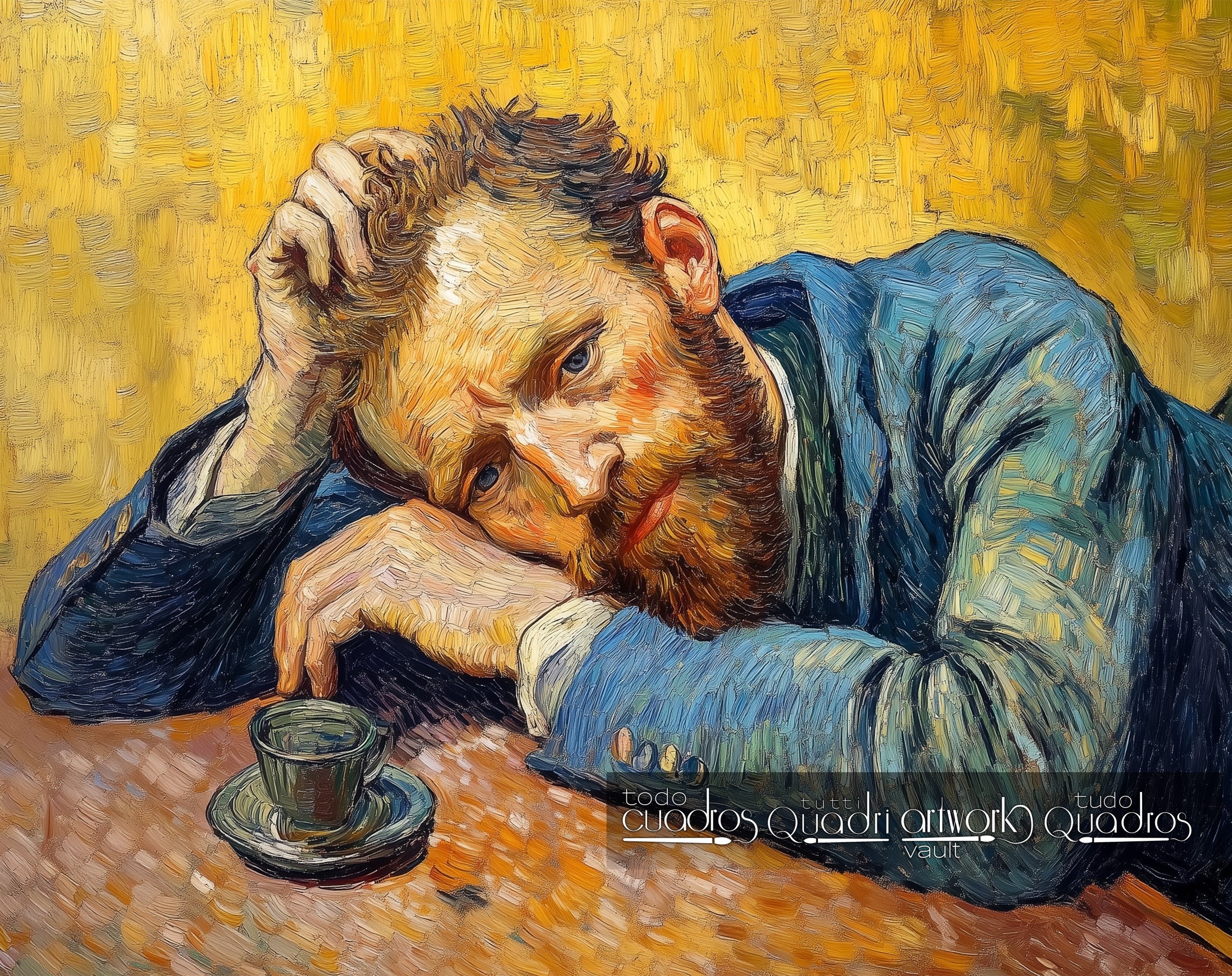 Between Shadows and Thoughts, Modern Van Gogh Style