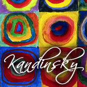 Abstract canvases by Kandinsky.