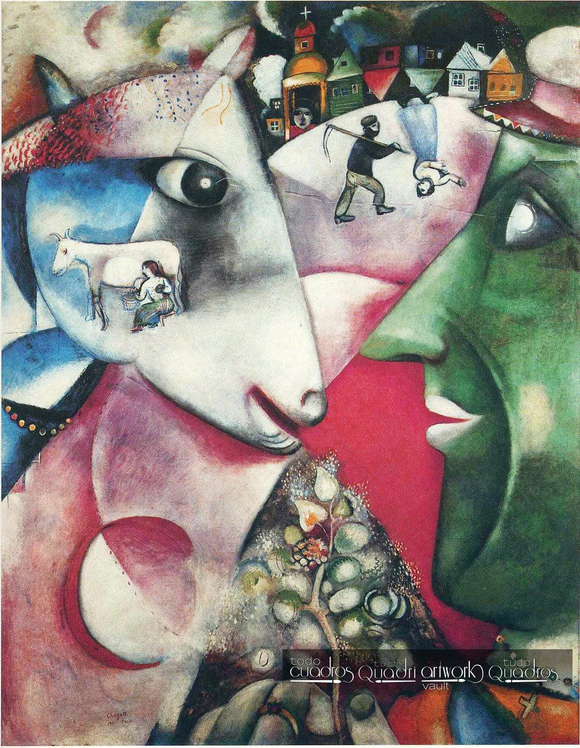 I and the Village, Chagall