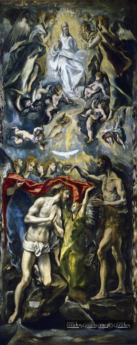 Baptism of Christ, El Greco