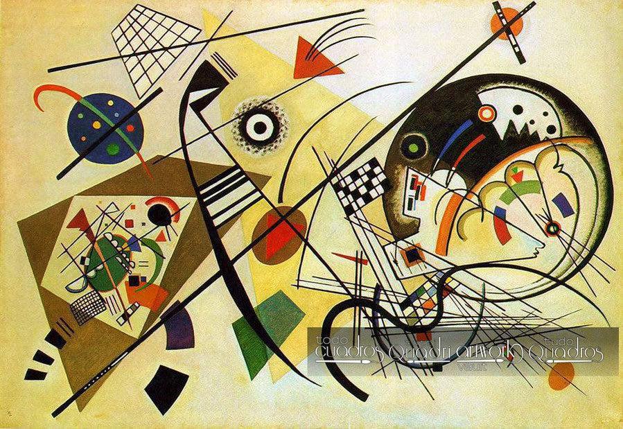 Paintings of Kandinsky, abstract expressionism.